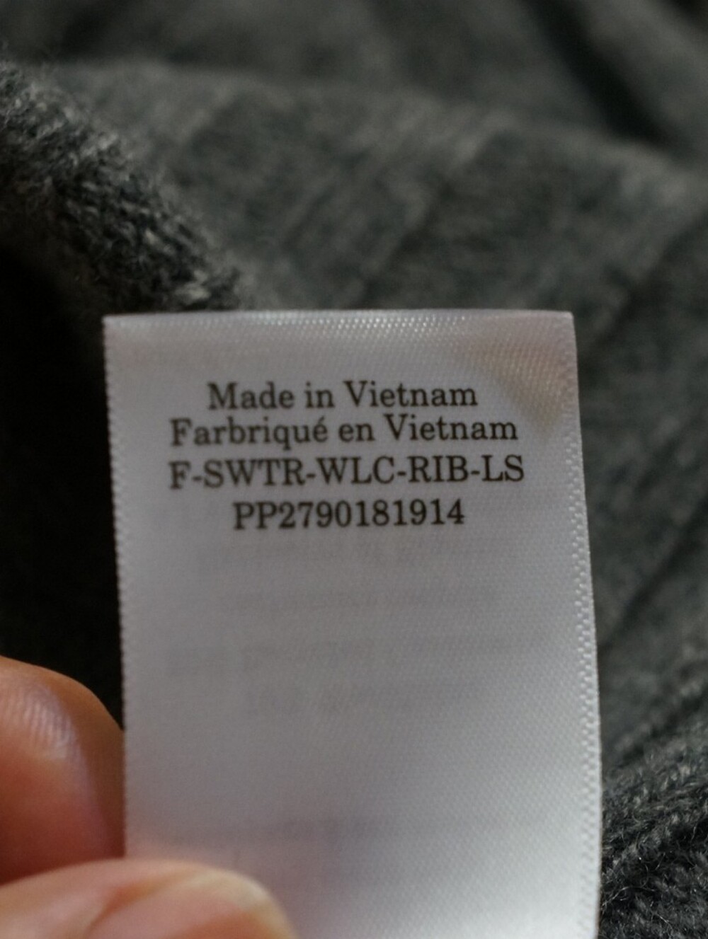 Everlane Funnel-Neck Cropped Sweater in Wool Cashmere Gray Size XXL - Picture 14 of 14